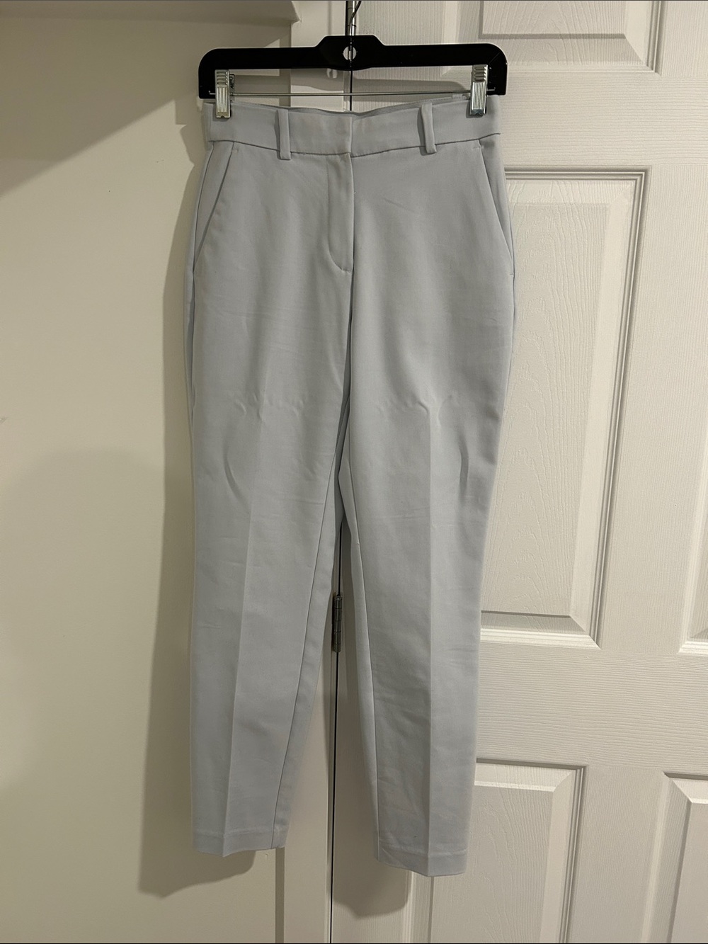 Light Blue Women's Tailored Ankle Pants
